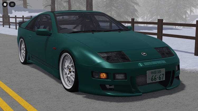 Fairlady Z32 C1 interior modeled in Roblox