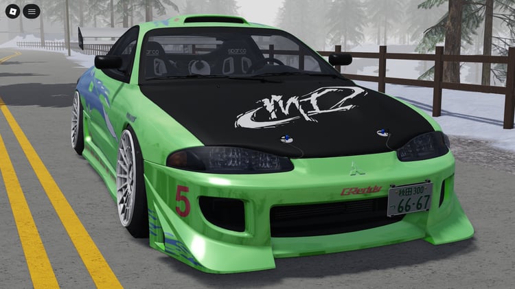 High detail Roblox sports car based on Eclipse FATF