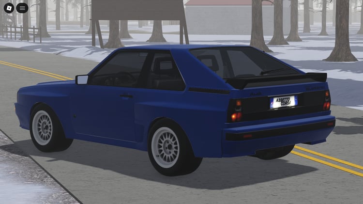 Classic rally performance car 1994 Audi Quattro in Roblox