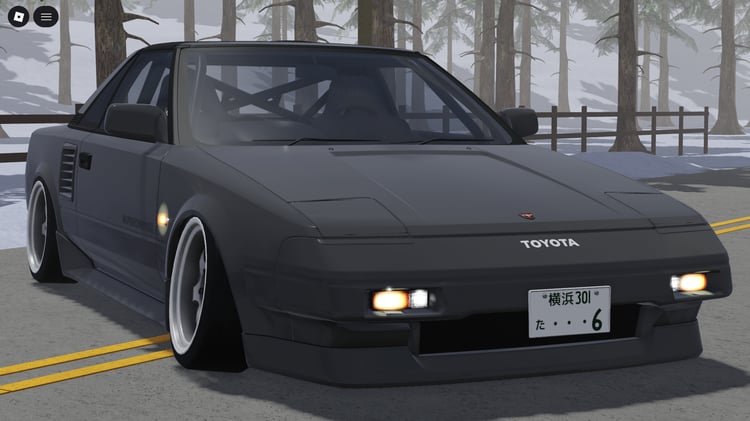 Performance classic coupe 1989 Toyota MR2 1st Gen for Roblox roleplay