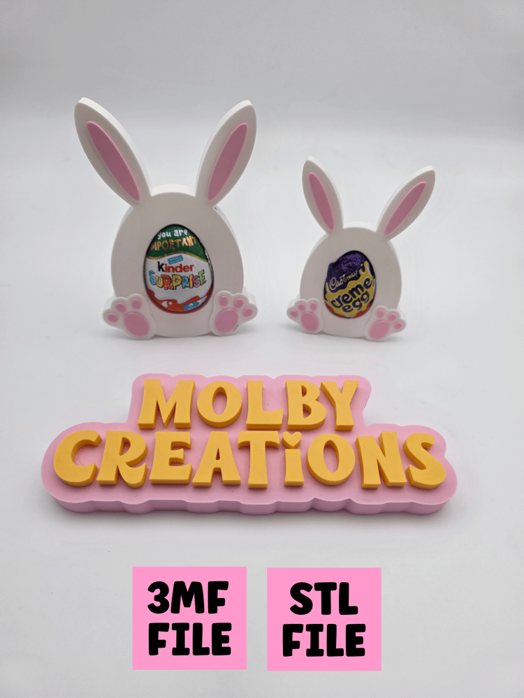 3D print STL file Easter Bunny Egg holder