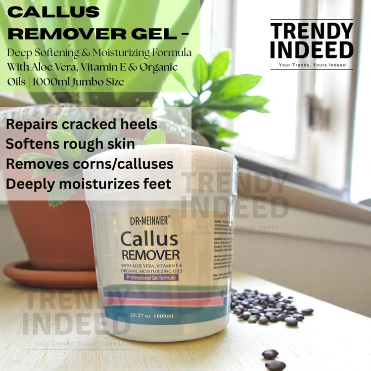 Dr Meinaier callus remover gel 1000ml for hydrating and exfoliating foot care