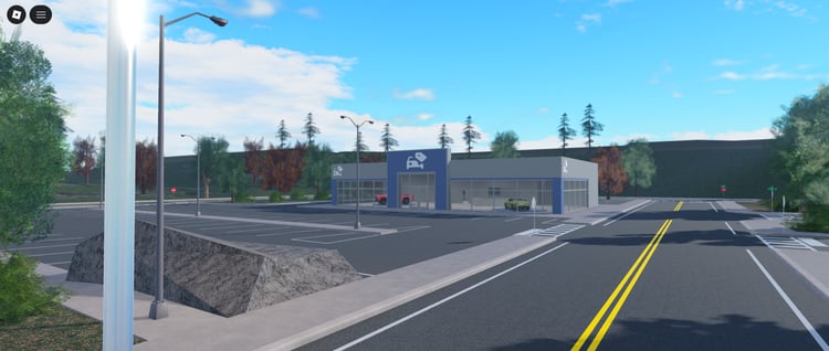 Interior buildings in Florida Roblox project