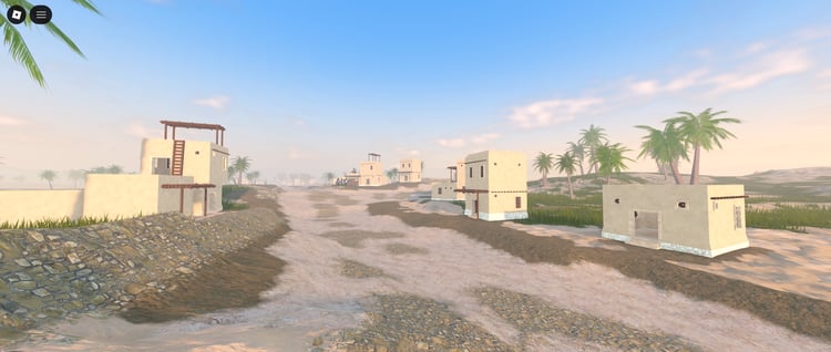 Old world desert terrain Roblox project