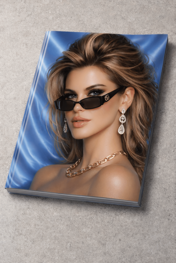 luxury editorial image 8k fashion portrait high end commercial photography glam portrait art editorial cover design luxury brand marketing image fashion magazine style portrait print ready digital art ultra high resolution portrait pinterest marketing gra