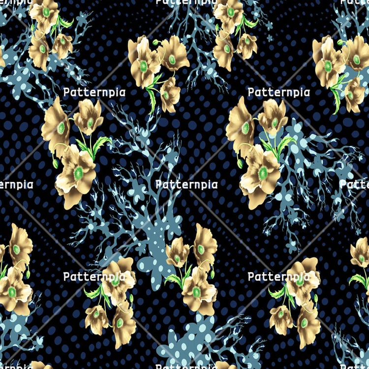 Llibb Patternpia Seamless Repeat Textile Pattern PSD JPG – Dark Jungle Layers ...