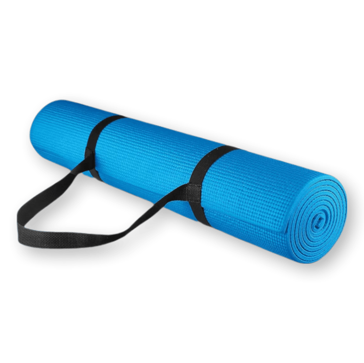 Esterilla de yoga multiusos de 1/4 de pulgada de alta densidad