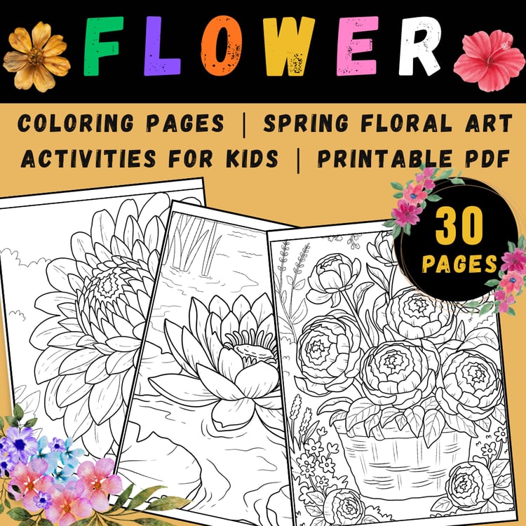 spring coloring pages, vegetable garden, flower garden, nature worksheets| Spring Activity for March, April & May | Coloring Sheets - Early Finishers