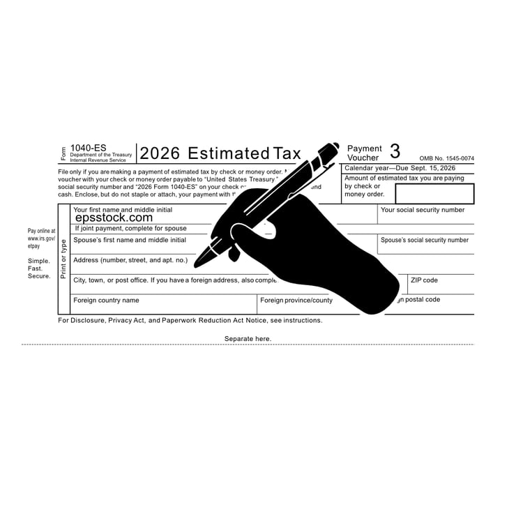 fill out Form 1040-ES