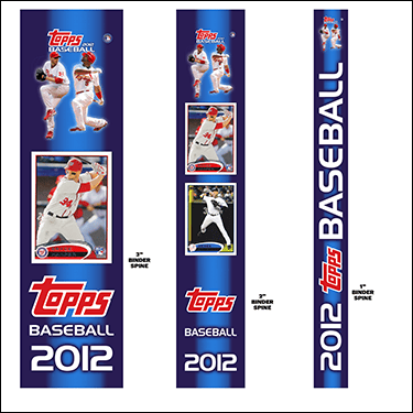 2012 Topps Baseball Cards Binder Inserts