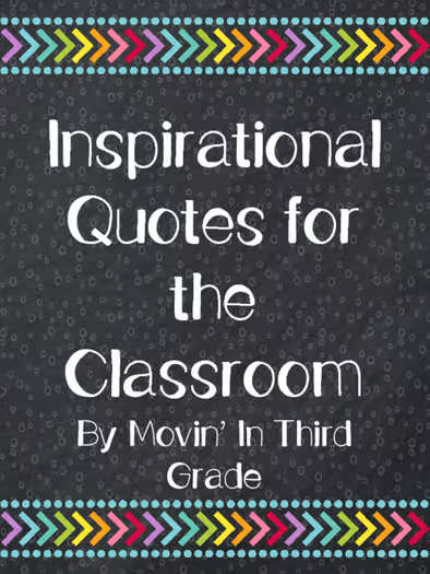 Inspirational Quotes Posters Chalkboard and Geometric Shapes