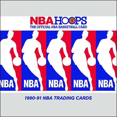 1990-91 Hoops Basketball Cards Binder Inserts