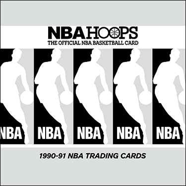 1990-91 Hoops Basketball Cards Binder Inserts