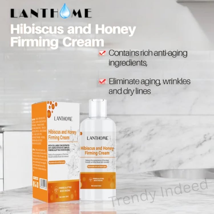 LANTHOME Hibiscus Honey Firming Neck Cream 60ml for hydration and skin care