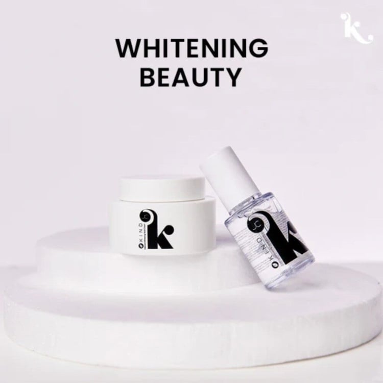 Kind whitening beauty set for brighter looking skin