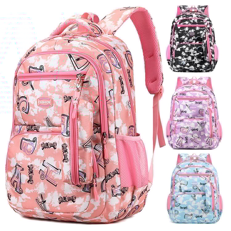 School bag for girls and boys with matching pencil pouch