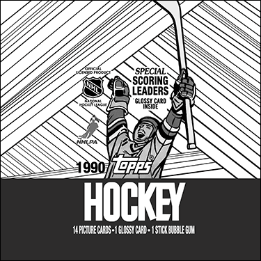 1990-91 Topps Hockey Cards Binder Inserts