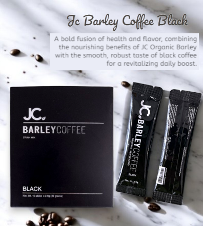 Organic barley coffee mix with robusta flavor
