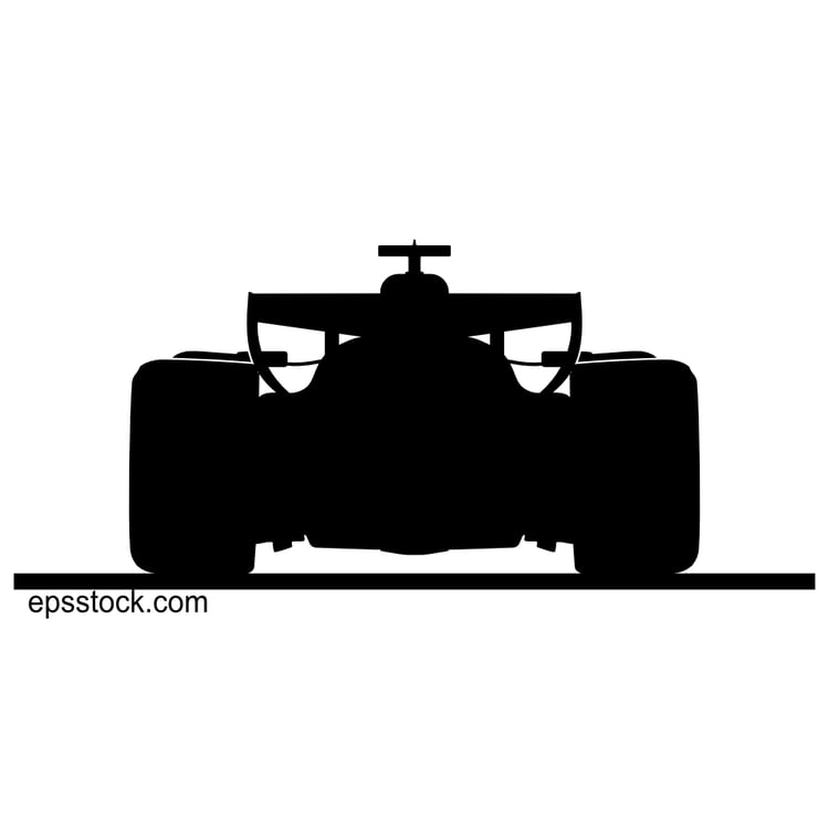 formula 1 back view