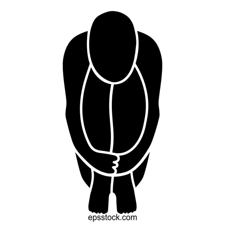 a woman in depression