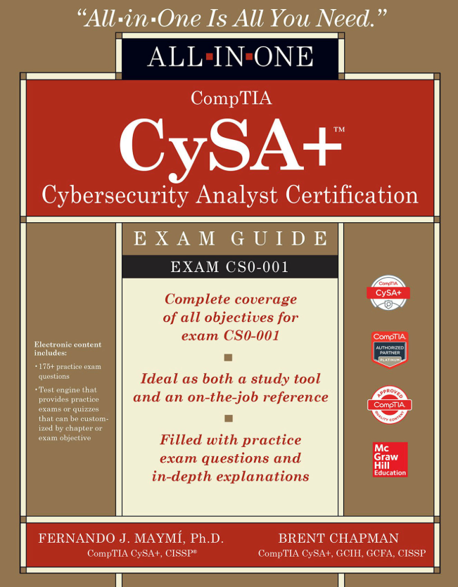 All-In-One CySA+ Comptia CySa+ Cybersecurity Analyst Certification Bundle