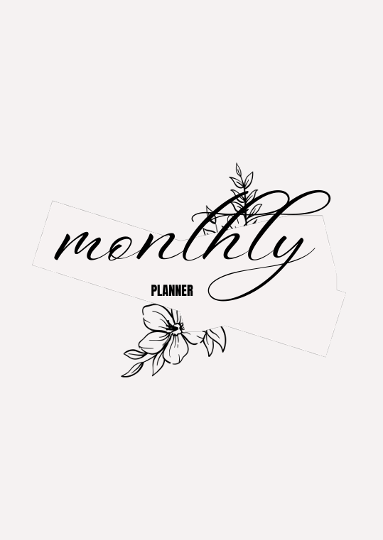 "Cover of Cream Minimalist 2026 Daily Planner with clean, classic text – timeless aesthetic for monthly planning."