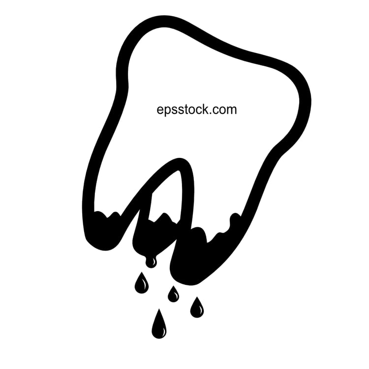 extracted three-rooted tooth