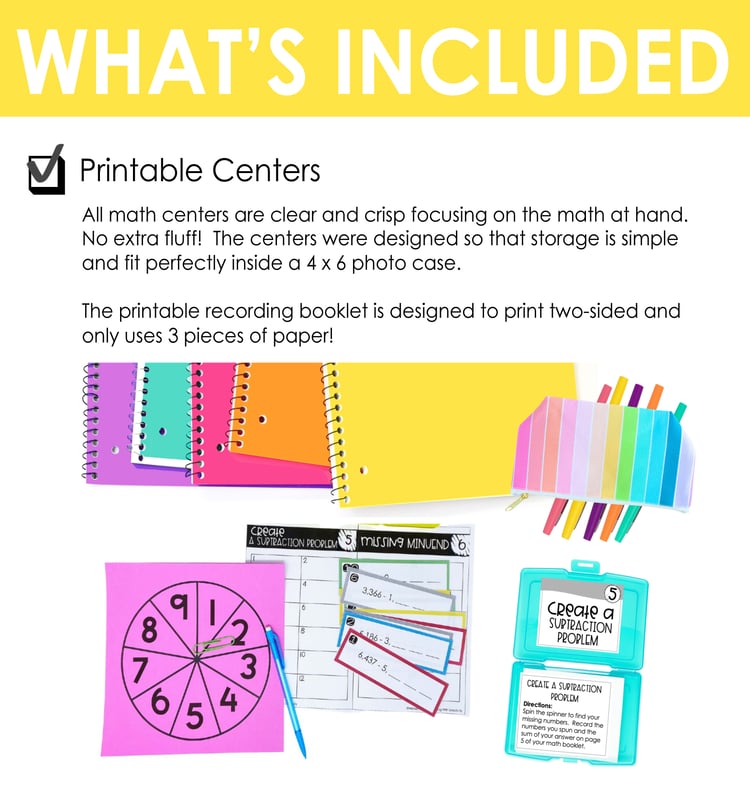 Fourth Grade Digital Math Addition and Subtraction Bundle