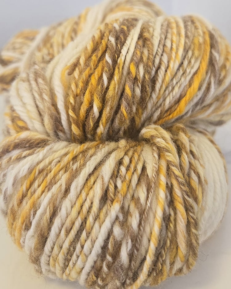 gradient fall colored yarn