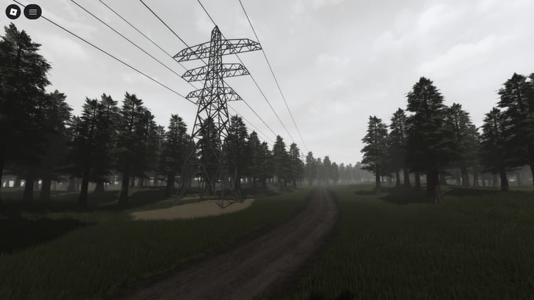 Detailed nature terrain Roblox environment