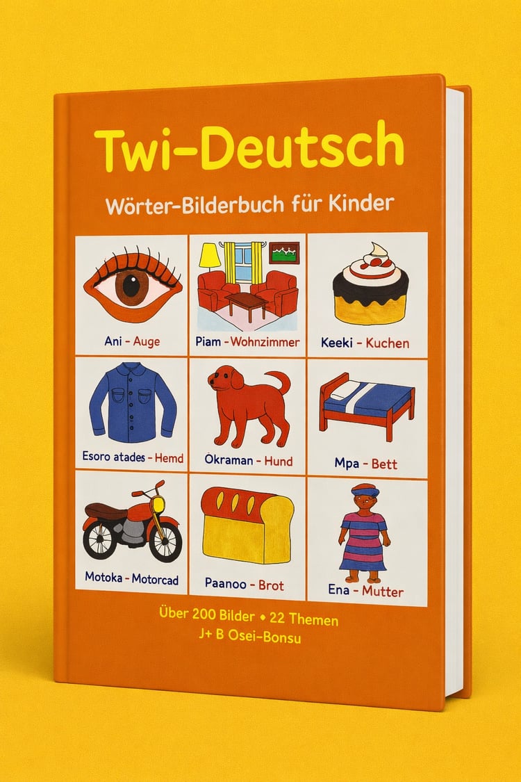 Twi Deutsch Wörter Bilderbuch für Kinder - Twi lernen mit Bildern