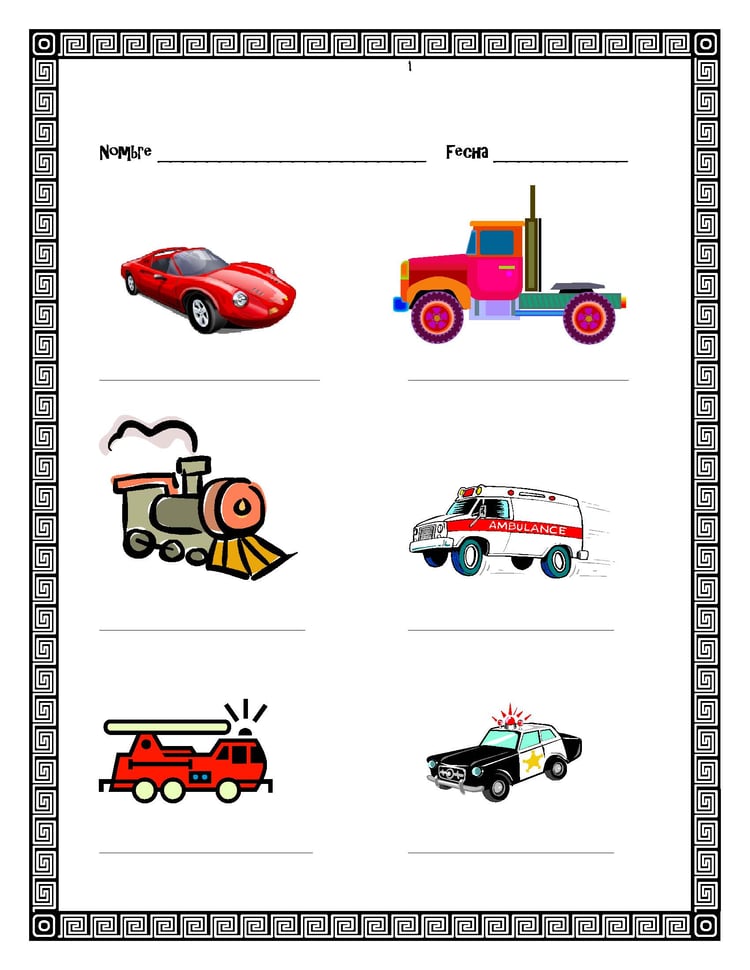 Bundle: Transportation in Spanish