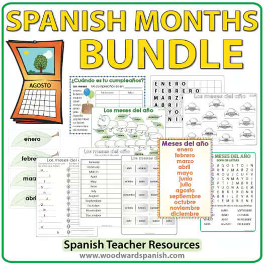 Spanish Months Bundle