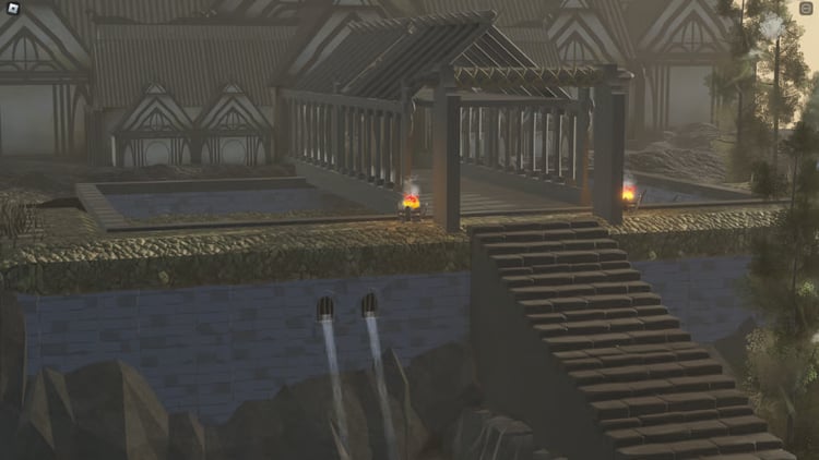 Fantasy kingdom environment Roblox map