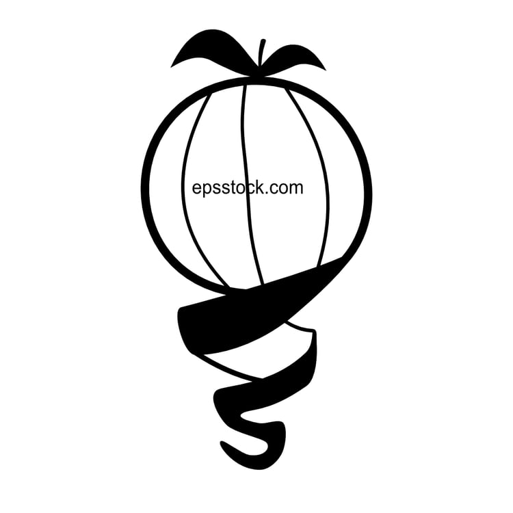 symbol of a peeled orange fruit