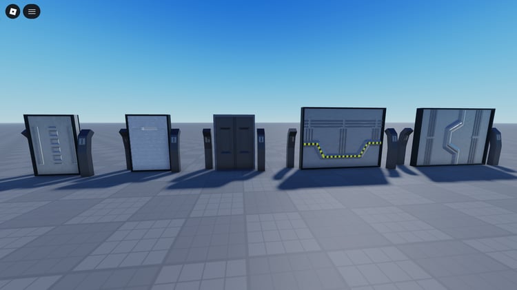 Five door pack with E to open Roblox