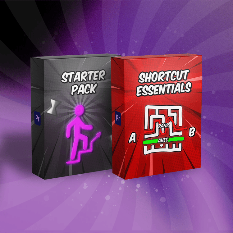 Pack gratuit raccourcis clavier Premiere Pro et presets animations modernes