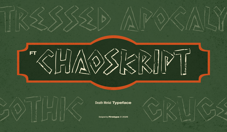 Death Metal Font Aggressive Typeface Underground Culture Brutal Lettering Gothic Horror Streetwear Design Blackletter Script Distorted Font Firstype Studio Extreme Visuals