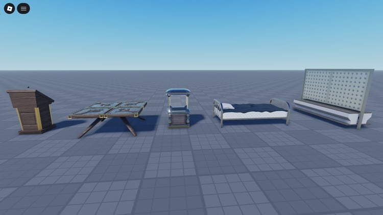 Microphone stand vintage asset Roblox