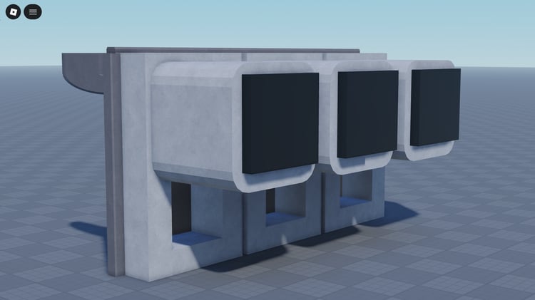 Roblox brutalist turbine system asset