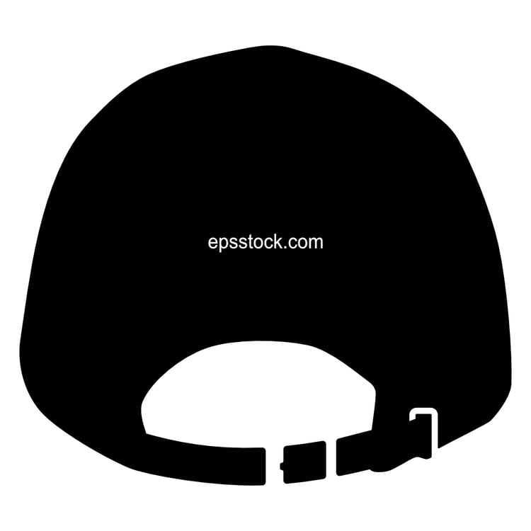 Back view of the cap