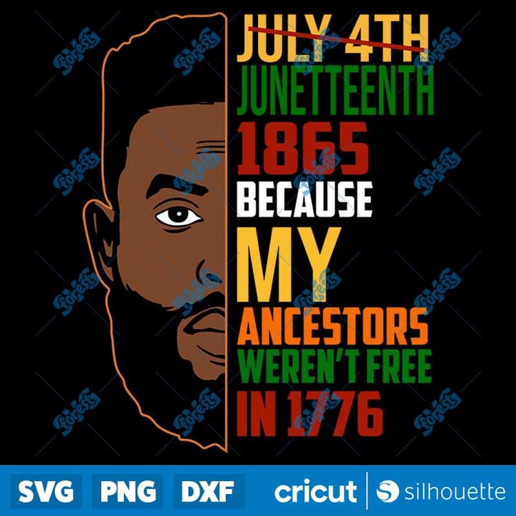 Juneteenth SVG - Black Independence Day Digital Cut File for Cricut