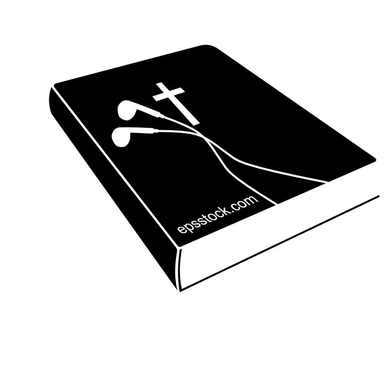 christian audiobook symbol
