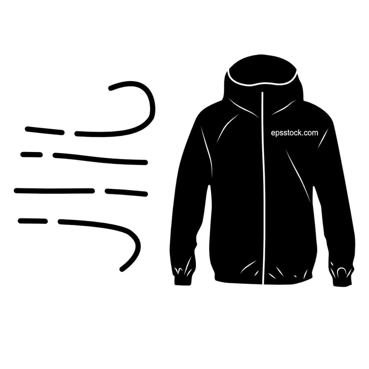 windbreaker jacket symbol