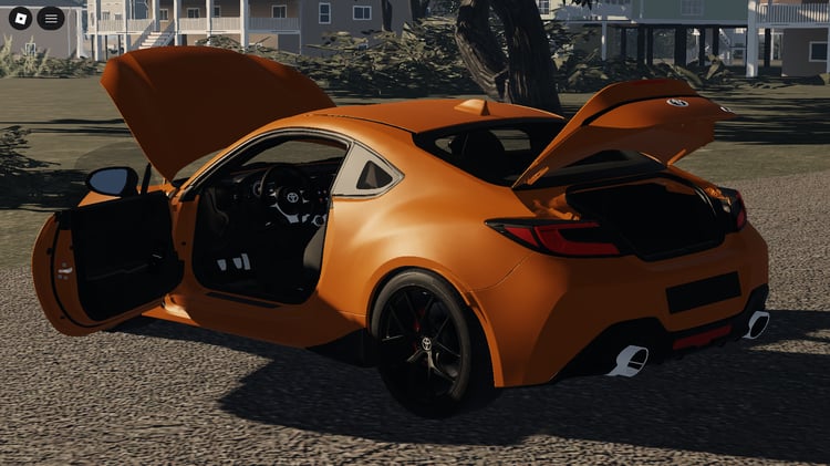 Roblox realistic GR86 vehicle model