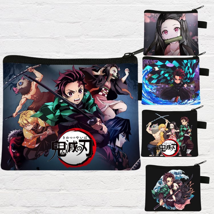 Anime inspired wallet and coin purse set stylish accessory
