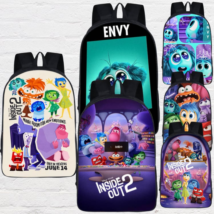 Kids colorful cartoon inspired primary school backpack