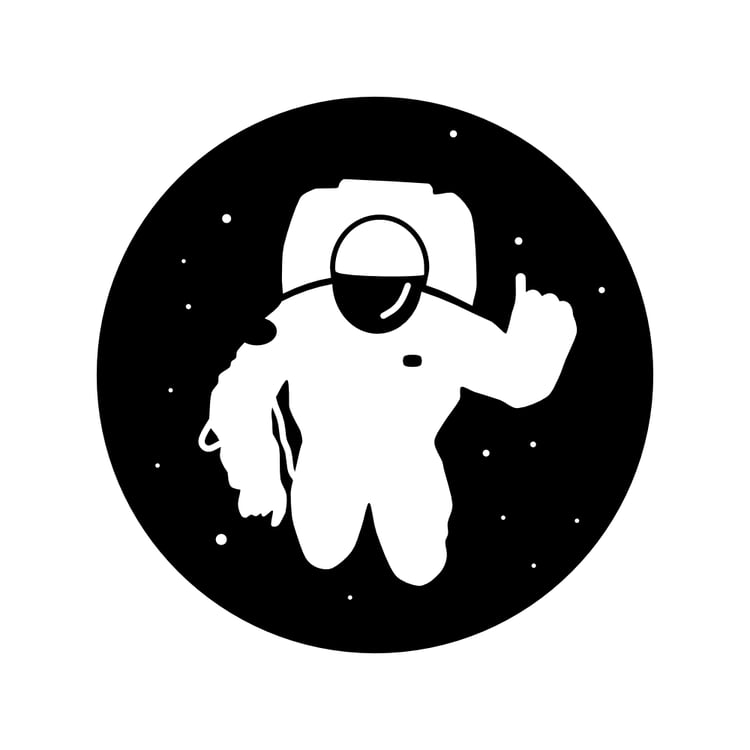 astronaut flying