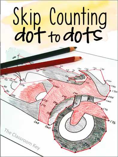 Skip Counting Dot-to-Dots Activities - Printable or Google Classroom