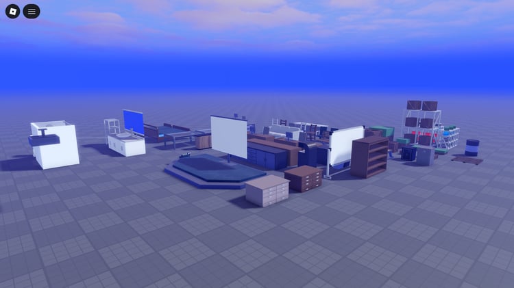 Roblox interior decoration furniture assets